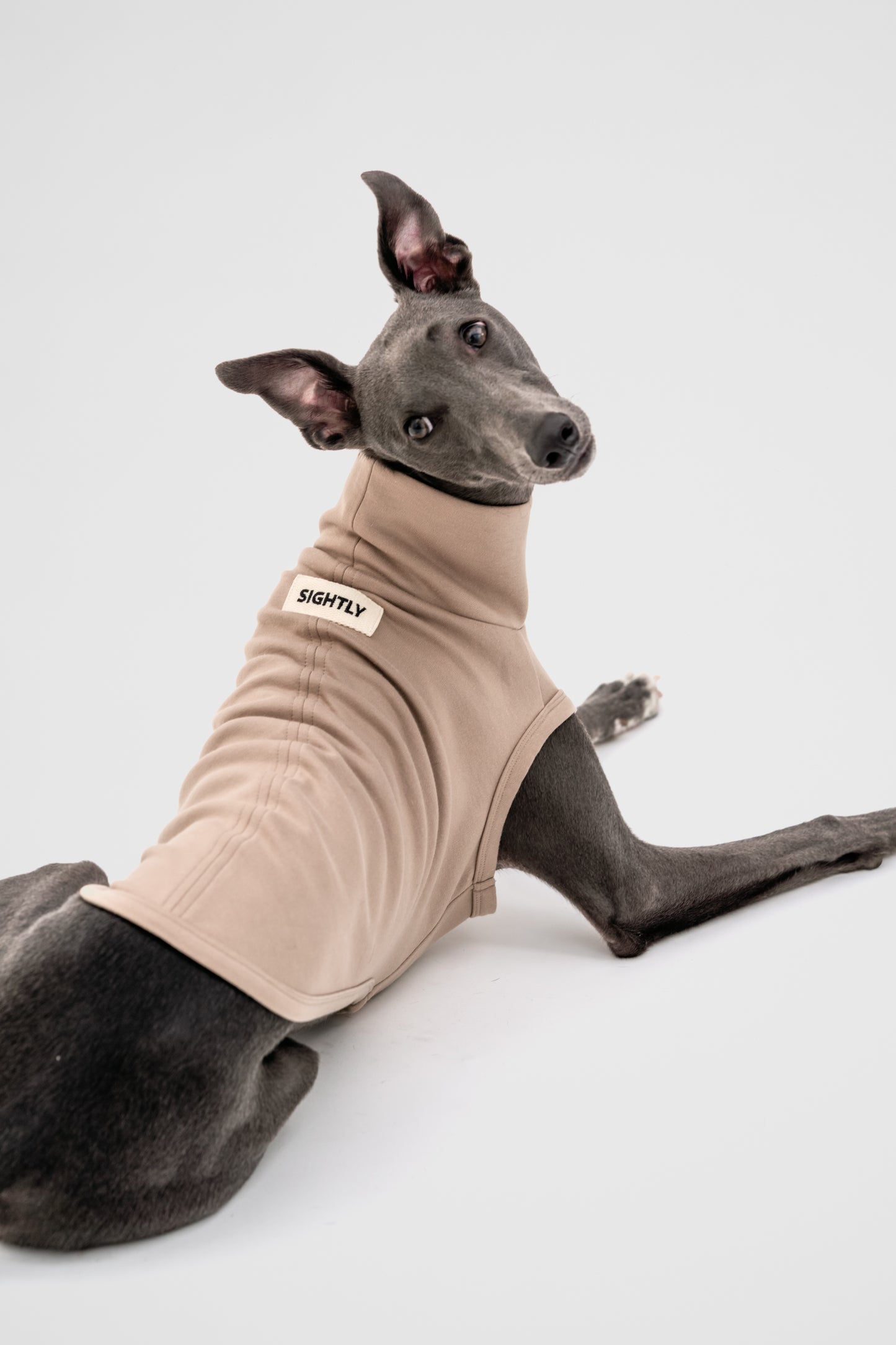 Sleeveless Jumper in Beige