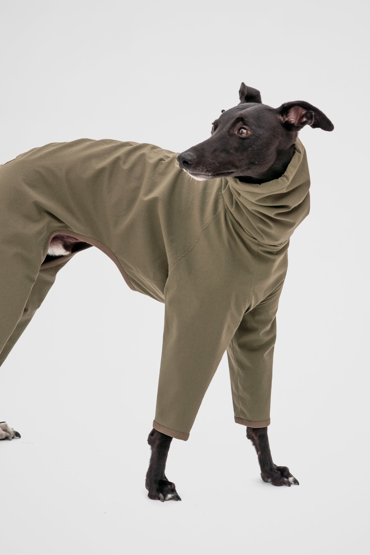 4-Legged Raincoat in Olive