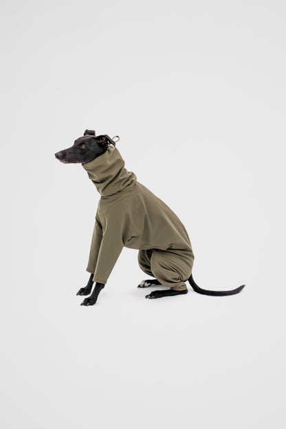 4-Legged Raincoat in Olive
