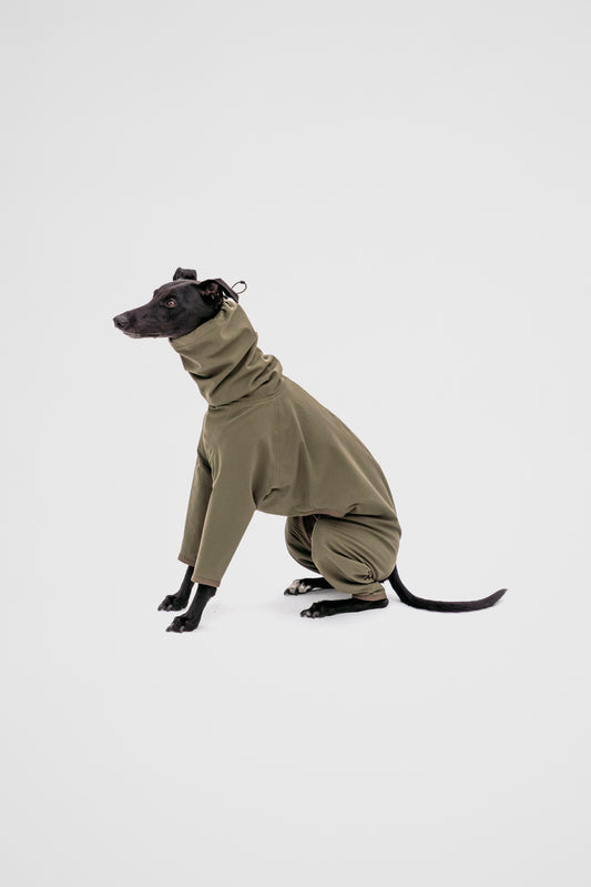 4-Legged Raincoat in Olive