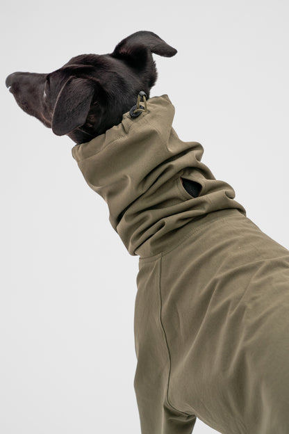 4-Legged Raincoat in Olive