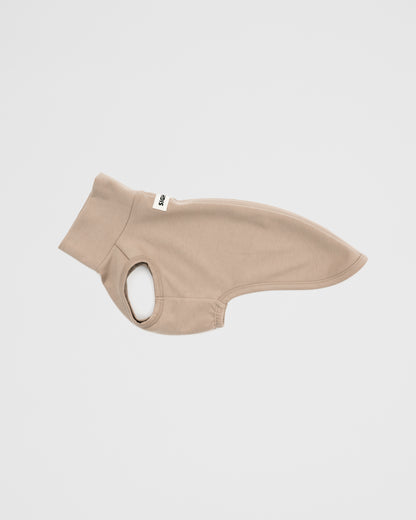 Sleeveless Jumper in Beige