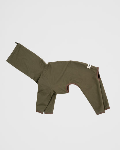 4-Legged Raincoat in Olive