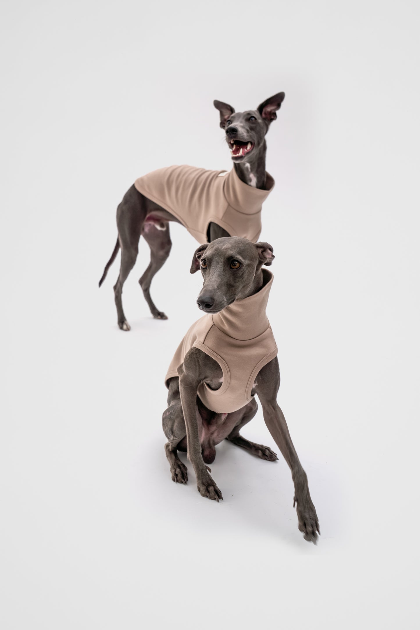 Sleeveless Jumper in Beige