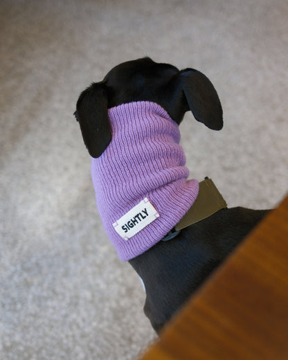 Whippet accessories - Purple whippet neck warmer