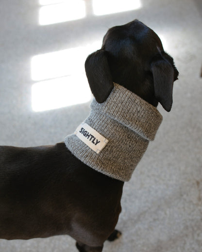 Whippet accessories - grey whippet neck warmer